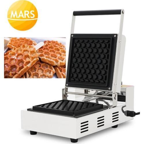 Honeycomb Shaped Waffle Maker Electric Waffle Pops Cake Machine Commercial Use Waffle on a Stick Maker Machine Baker Iron