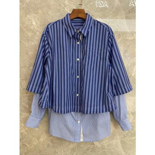Yuigyutyu Women's Striped Shirts