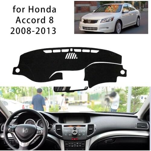 For Honda Accord 8 2008-2013 Console Dashboard Suede Mat Protector Sunshield Cover