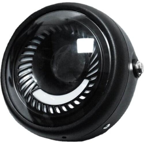 1pcs 6.5Inch Round Motorcycle LED Headlight White Side Mount Far and Near Light Headlights Motorcycle Accessories For Motorcycle