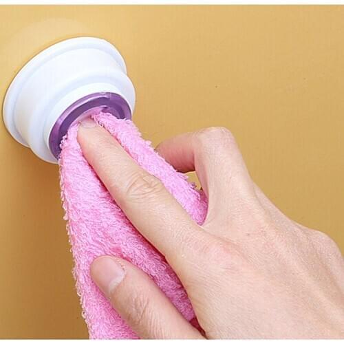 1PCS Kitchen Use Wash Cloth Clip Holder Clip Dishclout Storage Rack Towel Clips Hooks Bath Room Storage Hand Towel Rack Single
