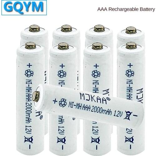 10pcs/lot New AAA 2000mAh NI-MH 1.2V Rechargeable Battery AAA Battery 3A rechargeable battery NI-MH battery for camera,toys