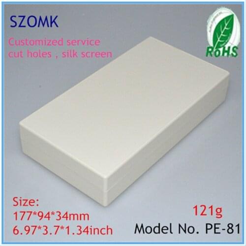 10 pieces a lot) 177*94*34mm junction case electrical abs plastic enclosure plastic box for pcb broad