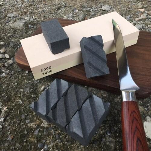 2/4/6pcs sharpening stone Correction Stone knife sharpener Whetstone Tools Coarse Grinding Lapping Plate Flattener Fixer