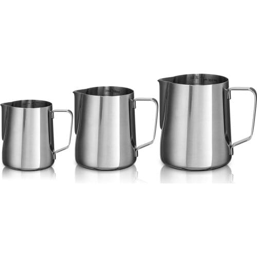 350ml/600ml/900ml Garland Cups Stainless Steel Creamer Frothing Pitcher Coffee Cups Steaming Pitcher Milk Frothing Cup