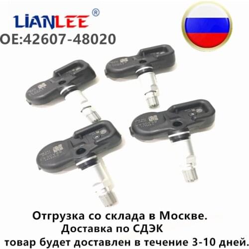 4Pcs/lot New 433Mhz Tire Pressure Sensor 42607-48020 4260748020 PMV-C215 For Lexus For Toyota Land Cruiser For Prado C-HR Camry