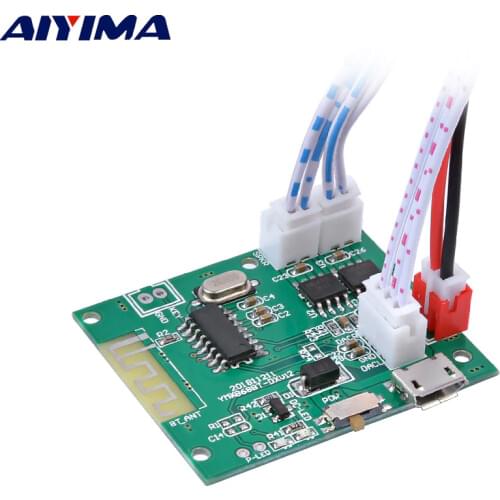 AIYIMA Mini Bluetooth Amplifier Board 5W*2 Stereo Power Amplifiers Bluetooth 5.0 Decoder Audio Module With Charging