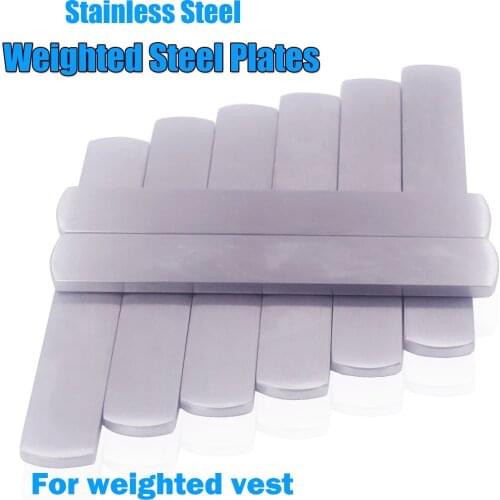 Weight Steel Plates for Adjustable Weighted Vest Ankle Weight Stainless Steel Block Strength Run Training Fitness Accessories