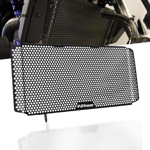 Motorcycle Accessories Aluminum Radiator Grille Guard Protector Grill Cover Protection For Suzuki V-Strom 1000 2014-2019 2018 17
