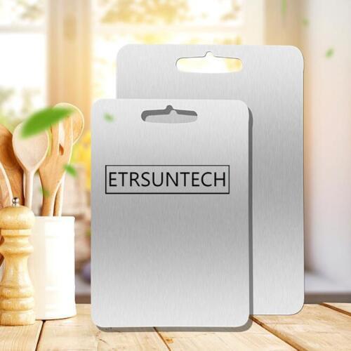 30pcs Household Cutting Board Stainless Steel 304 Chopping Blocks Childrens Food Cutting Board for Fruit Vegetable