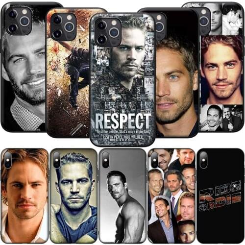 GX173 Paul Walker Silicone Soft Case for iPhone 12 Mini 11 Pro XS Max XR X 8 7 6 6S Plus 5 5S SE 2020