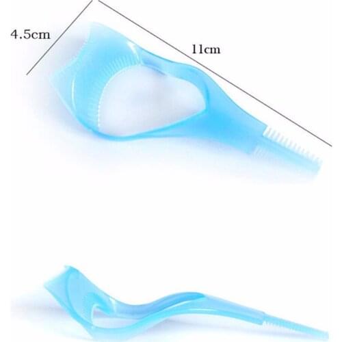 Eyelash Tools 3 in 1 Makeup Mascara Shield Guide Guard Curler Eyelash Curling Comb Lashes Cosmetics Curve Applicator Comb