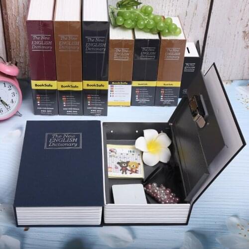 Books Piggy Bank Safe Box with Lock Organizer for Kids Chrismas Gift Secret Book Money Hidden Storage Box Home Office Decoration