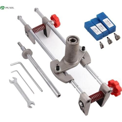 New special wood door locksmith wood door opener table punching machine quick positioning machine