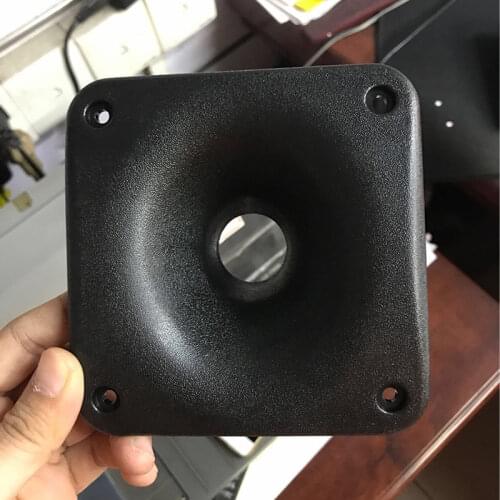 1pcs Black Profession Tweeter Speaker 120*120*65mm ABS Horn Amplify Sound Speaker Accessories for Home Audio Tweeter System