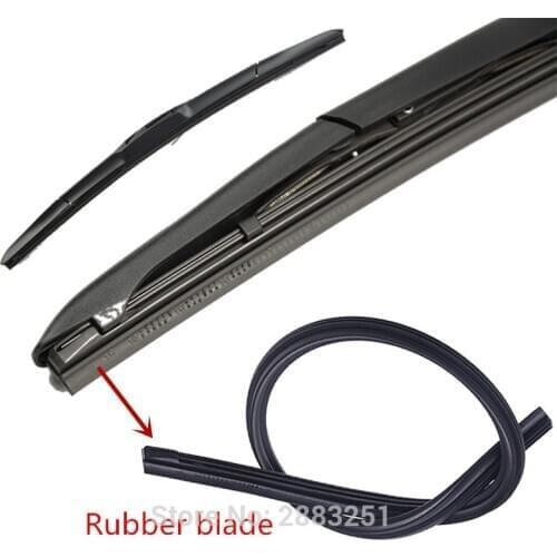 Free Shipping Car Windshield Wiper Blade Insert Rubber strip (Refill) for mazda axela 3 2014 2015 2016 2017 2018 accessories