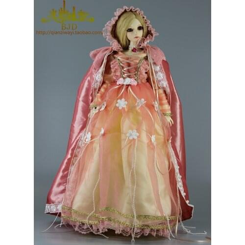 1/4 1/3 scale BJD clothing accessories dress+cloak suit for BJD/SD doll,Not included doll,shoes,wig,and other accessories D1565