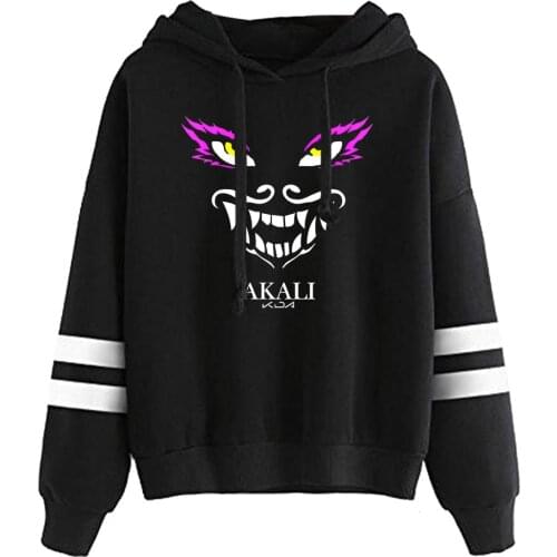 Game Song Kda The Baddest Parallel Bars Hoodie men/womens Sweatshirts Casual Spring Autumn Winter Letter hooded Oversized tops