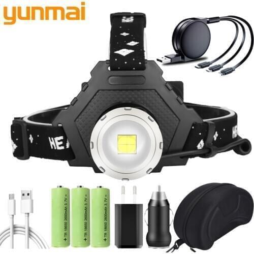 Xhp90 Fishing Camping Headlight Led Headlamp Head Lamp Lantern Flashlight 8000 Lumen Bulbs Litwod Riding Climbing Lithium Ion