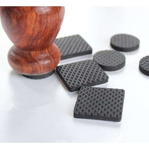 Round Shape Chair Protection Pads Table Leg Protectors Chair Foot Felt Cushions Anti-skid And Shock Absorption Self-Adhesive