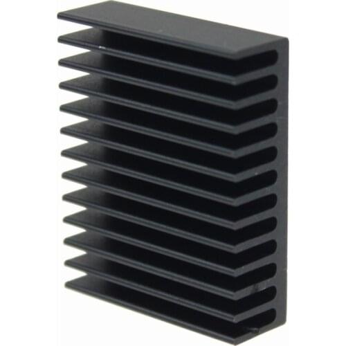 1pieces lot Black 40 x 32 x 10mm Aluminum Heatsink IC Led Chip Heat sinks Cooler