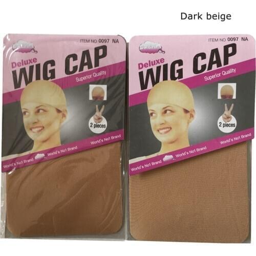 10 pieces Brown Wig Cap Hairnet Hair Mesh Wig Weaving Cap Stretchable Elastic Hair Net 5 color 2 Pieces/PACK