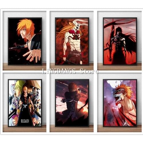 5D DIY Diamond Painting Ho Bleach Kurosaki Ichigo Posters Japanese Anime Diamond Embroidery Mosaic Cross Stitch Kits Home Decor
