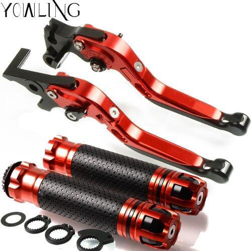 Motorcycle Accessories Handlebar Hand Grips Handle bar Adjustable Brake Clutch Levers For Kawasaki ZR750 ZEPHYR 1991 1992 1993