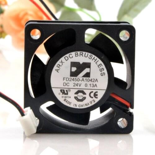 ARX FD2450-A1042A DC 24V 0.13A 40x40x20mm 2-Wire Server Cooling Fan