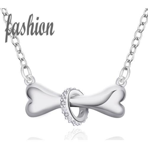 Free Shipping!!Wholesale silver plated Necklace,silver plated Fashion Jewelry,Popular Chain Necklace SMTN624