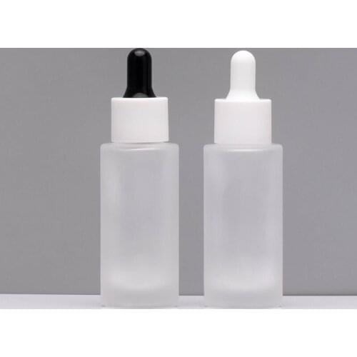 30ml frosted Glass Dropper Bottles Glass Aromatherapy Liquid for Essential Massage Oil Pipette Refillable Bottles