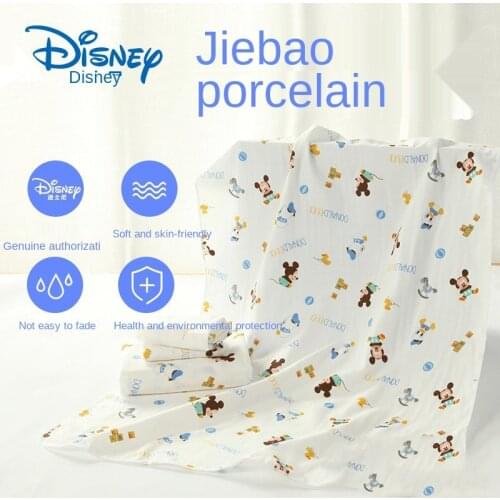 Disney Mickey Minnie cotton gauze bath towel baby bath towel soft newborn bath towel towel face towel 50x100cm baby washcloth