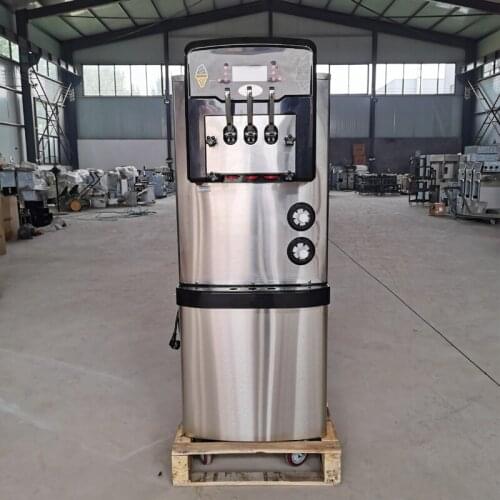 Commercial Soft Ice Cream Machine Precooling System Ice Cream Freezer Machine Stainless Steel Ice Cream Makers
