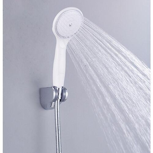 Shower Bath Water-saving Mode High Pressure Hand Held Shower head White Resistance to falling Useful shower head