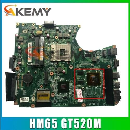 AKEMY A000081450 DABLBMB28A0 For TOSHIBA Satellite L750 L755 Laptop Motherboard HM65 DDR3 GT520M Graphics