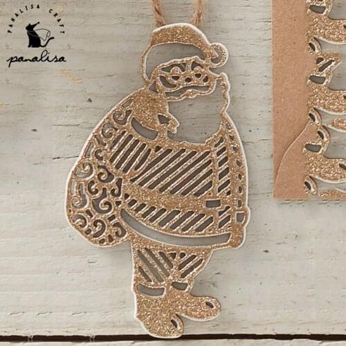 Panalisacraft christmas santa metal cutting dies 2020 noel kerst navidad natal scrapbooking Album Paper Card Craft Embossing