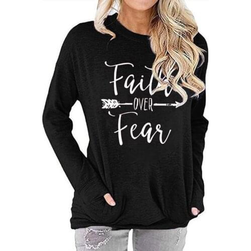 Fashion Letter Printing Long-sleeved Pocket T-shirt Women Plus Size Street Wear Tops Casual Loose Tee Shirts