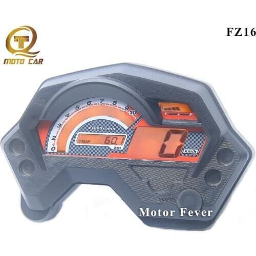 Motorcycle Speedometer Gauge Digital Electronics Indicator Led Display Accessories for Cafe Racer Instrument Yamaha FZ16 FZ 16