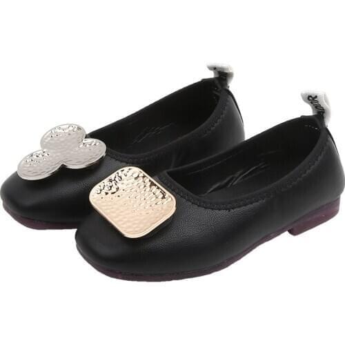 2020 New Fashion Children Princess Dance Shoes Toddler Kid Girl Dress Party Shoes Flats Casual Single First Walkers Soft Slip-on