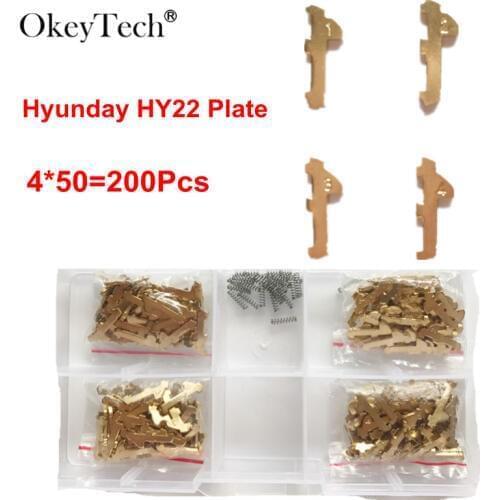 Okeytech 200PCS/Lot Car Lock Plate Reed For HYUNDAI IX30 IX35 K5 New Sportage lock Repair Accessories Locksmith Brass Material