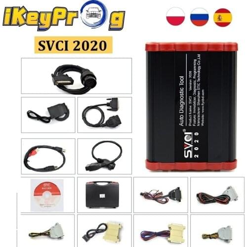 2020 SVCI J2534 OBD2 Diagnostic Tool Support ELM327 software & Online Module Programming& Replace VCM2 Scanner In Stock