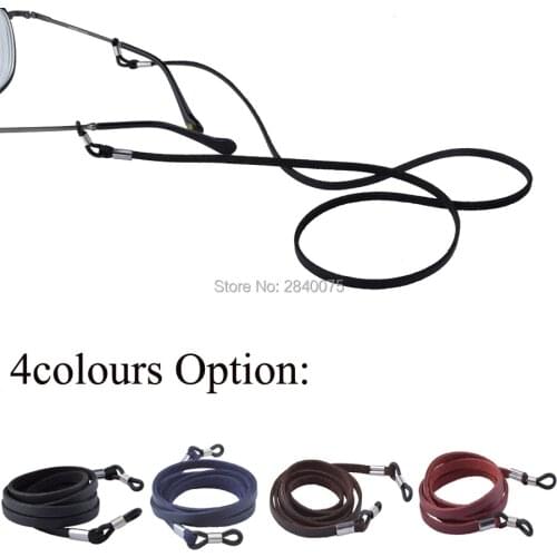 Retail handmade Leather eyeglass sunglasses neck string cord eyewear lanyard holder