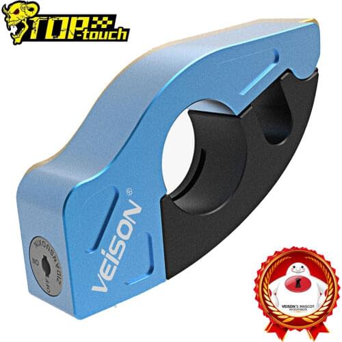 VEISON Motorcycle Throttle Lock Bike Alarm Aluminum Alloy Electric Scooter Handlebar Brake Handle Electric Motorcycle Lock