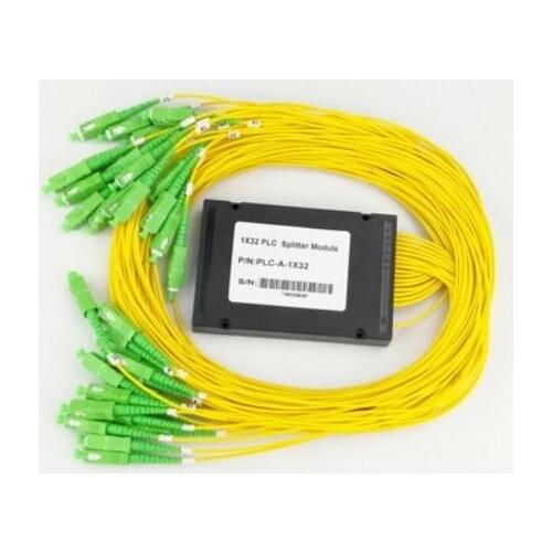 SC APC 1x32 1M PLC splitter box FTTH Fiber optic ABS 1x32 PLC splitterSC APC,Free Shipping