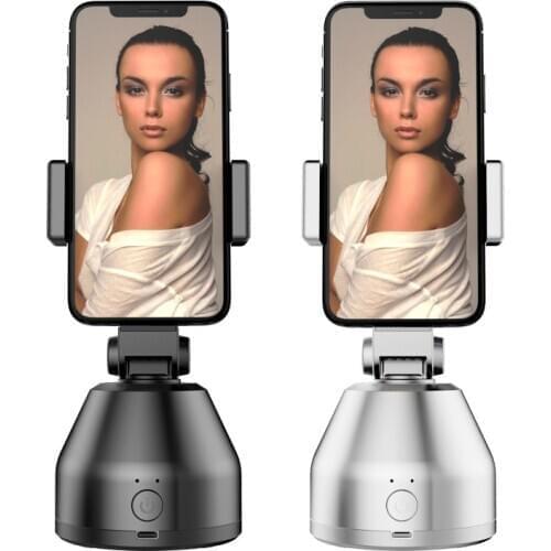 Auto Smart Shooting Selfie Stick 360° Object Tracking Holder All-in-one Rotation Face Tracking Camera Phone Holder