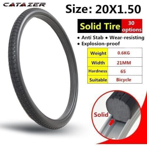 20*1.5 BMX Bike Tyres Bicycle Solid Tire Anti Stab Riding MTB Road Bike 20 x 1.5 Tyre Folding Bicycle Tyres
