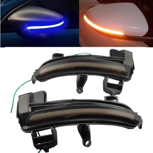 Dynamic Steering Signal Led Rear View Mirror Indicating Flash For Bmw For Skoda Superb B8 MK3 III 3V A7 2016 2017 2018 2019
