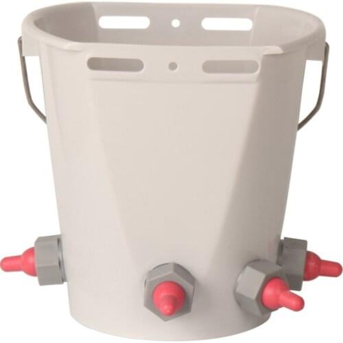 Sheep Feeding Milk Bucket with Rubber Feeding Nipples for Lamb