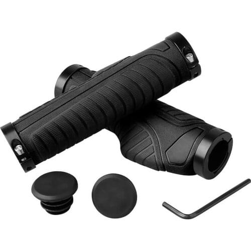 Bicycle Grips MTB Rubber Handlebar Grips Shockproof Anti-Slip Racing Road Bike Grips Ergonomic Lock Cycling Handlebar
