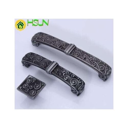 Vintage Silver Drawer Pull Handles Dresser Pulls Knobs Handles / Kitchen Cabinet Handles Knobs Decorative Hardware